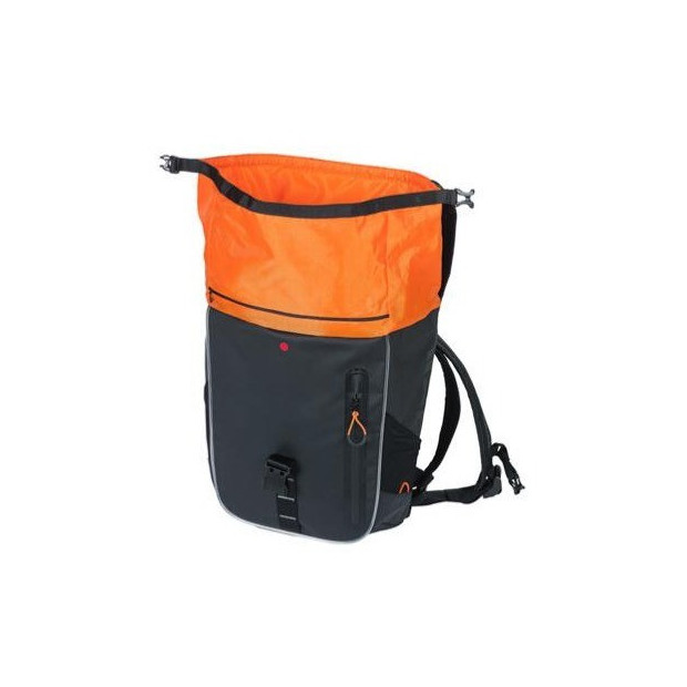 Sac à Dos Basil Miles Tarpaulin Nordlicht 17L Noir/Orange