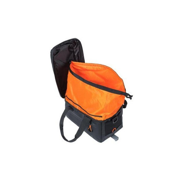 Sacoche Porte-Bagages Basil Miles Tarpaulin 7L Noir/Orange