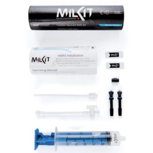 Kit de Valves Tubeless et Seringue Milkit 35mm