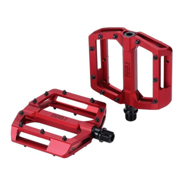 Pédales Plates VTT BBB Enigma Rouge