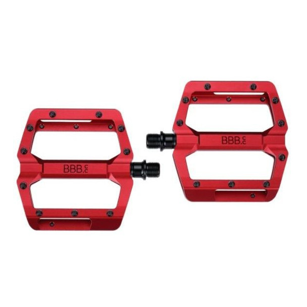 Pédales Plates VTT BBB Enigma Rouge