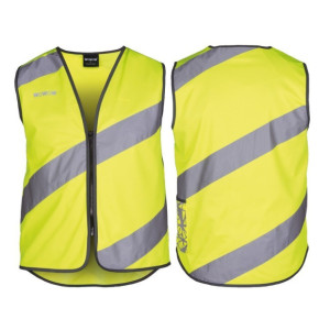 Gilet de Sécurité Wowow Roadie Jaune à Zip